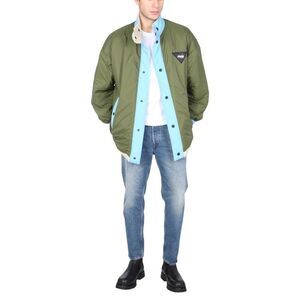 MSGM Men's Reversible Padded Outerwear Jacket Men MULTICOLOUR